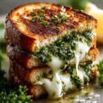 Sourdough Pesto Grilled Cheese