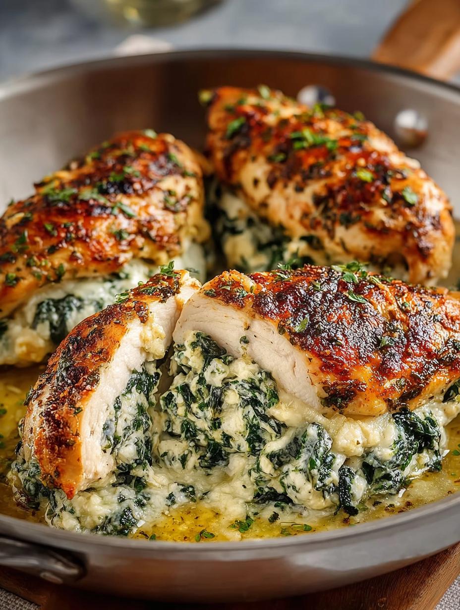 Spinach Artichoke Stuffed Chicken: 5-Star Flavor Awaits - Spinach Artichoke Stuffed Chicken - main visual representation