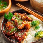 Sticky Honey Ginger Chicken