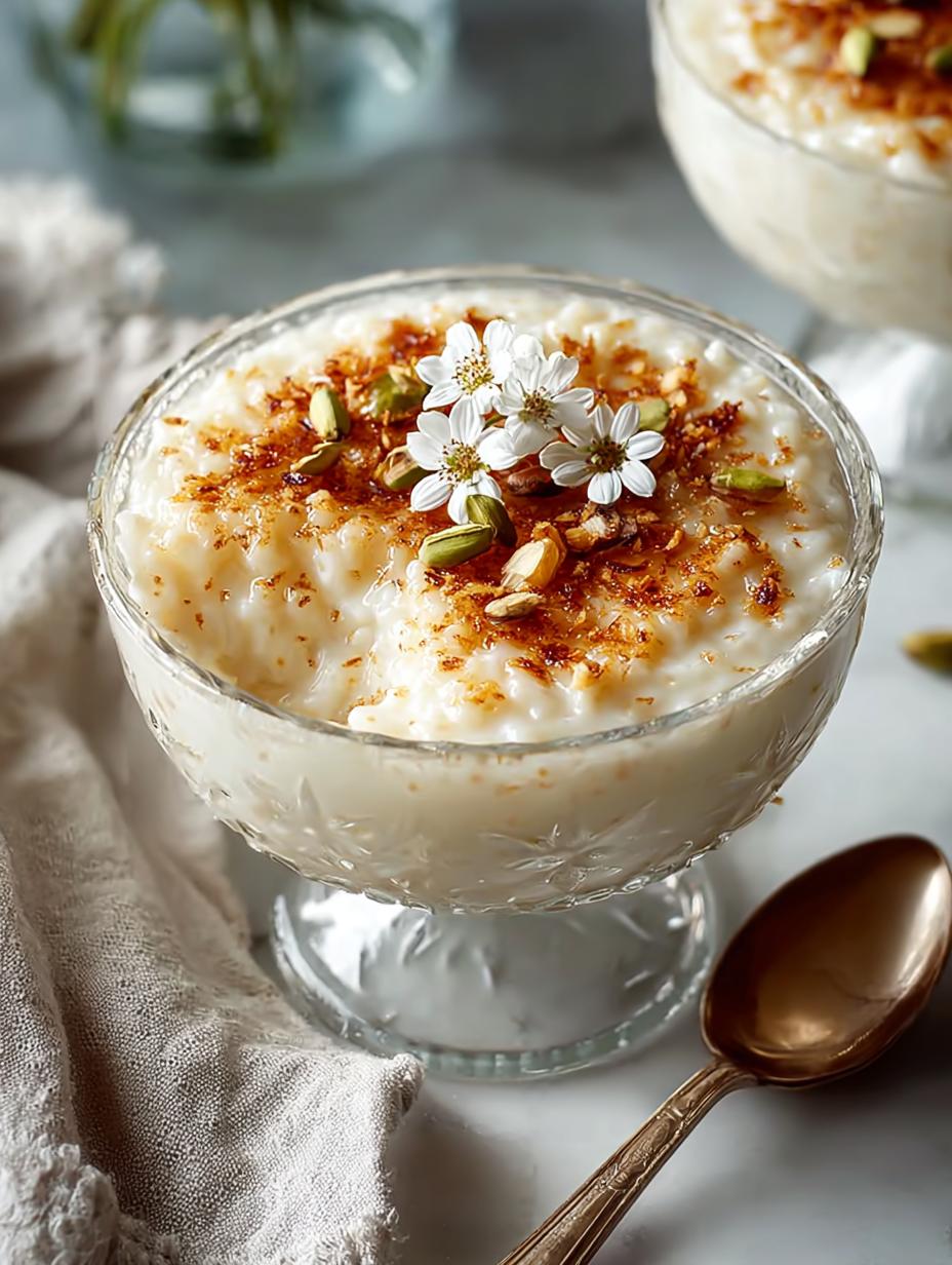 Stovetop Rice Pudding with Cardamom and Vanilla Bliss - Stovetop Rice Pudding with - main visual representation
