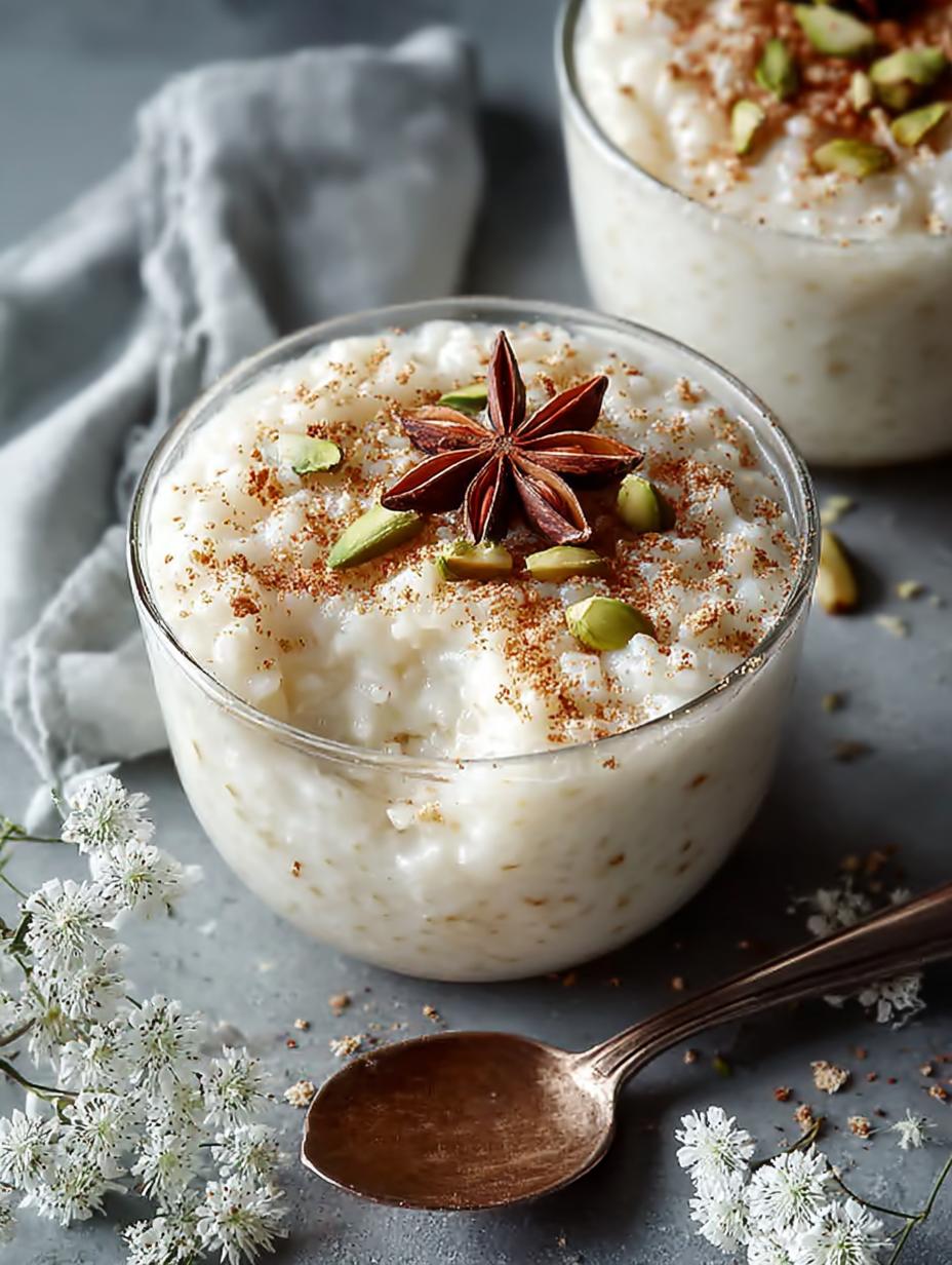 Stovetop Rice Pudding with Cardamom and Vanilla Bliss - Stovetop Rice Pudding with - additional detail
