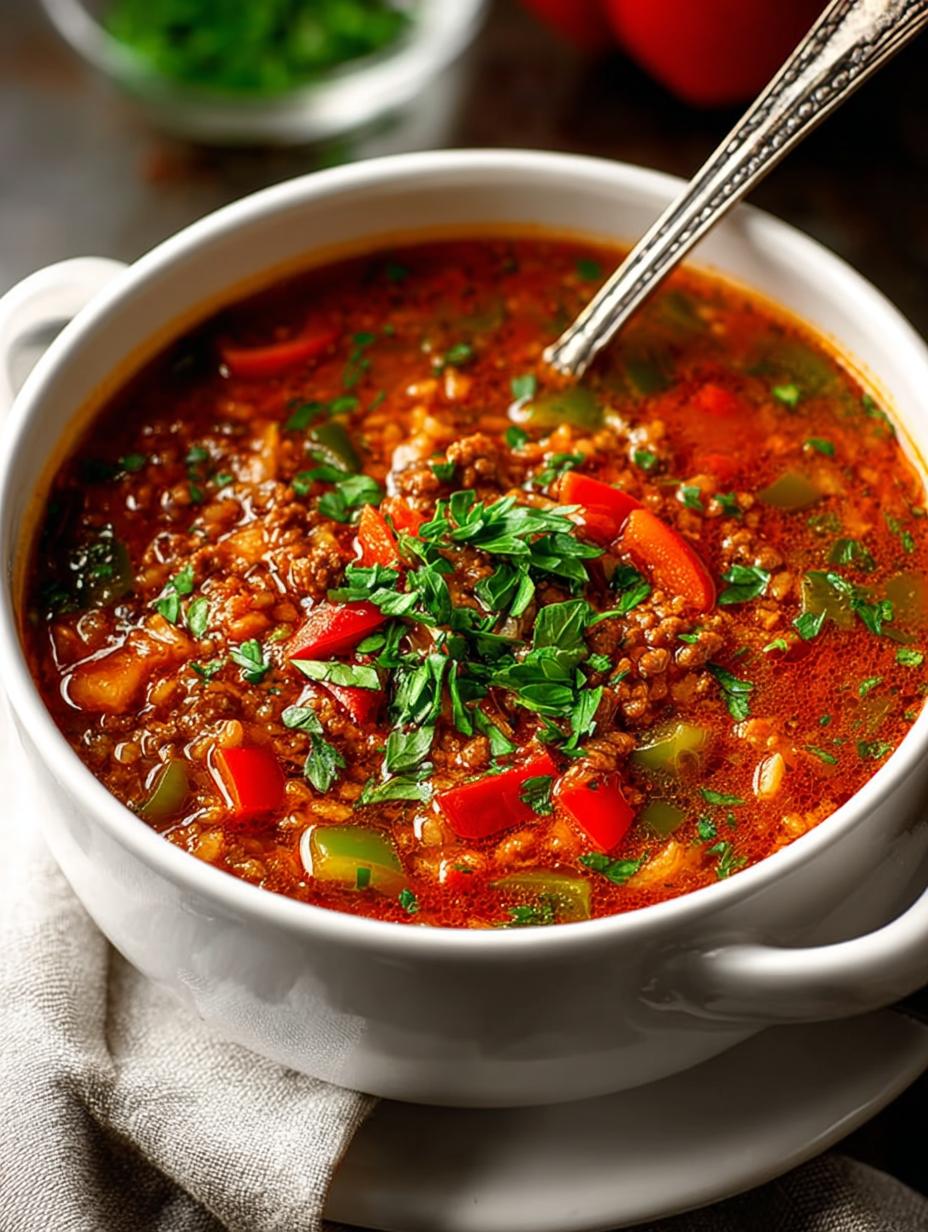 Stuffed Pepper Soup: 6 Hearty Variations to Try - Stuffed Pepper Soup - additional detail