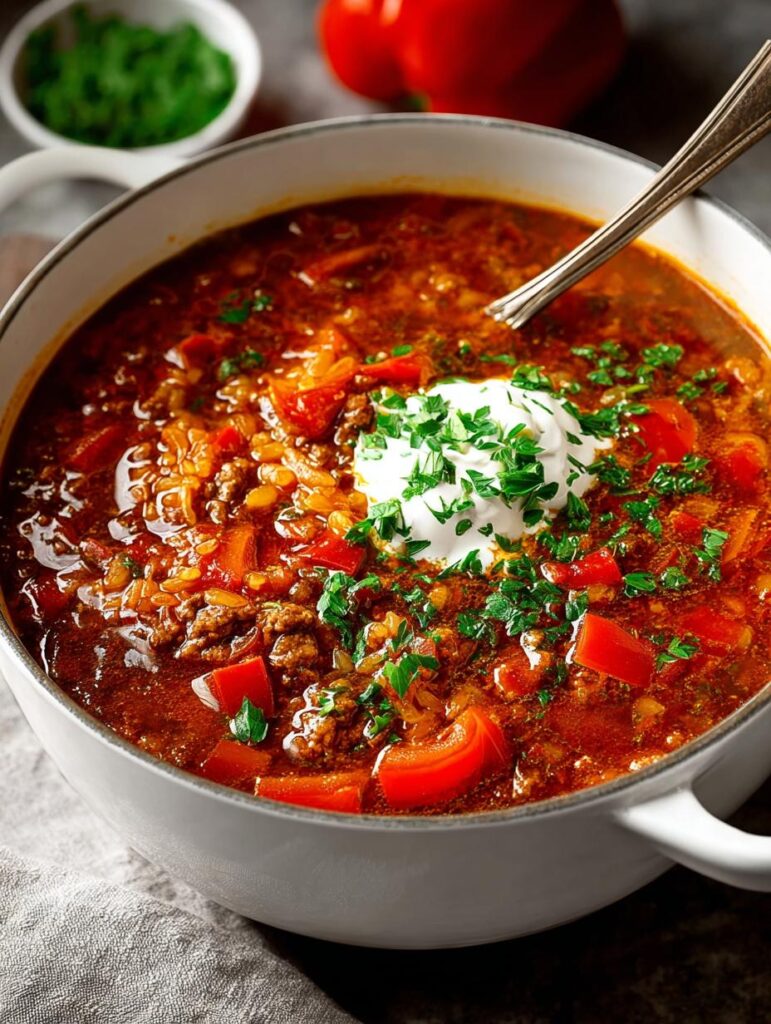 Stuffed Pepper Soup