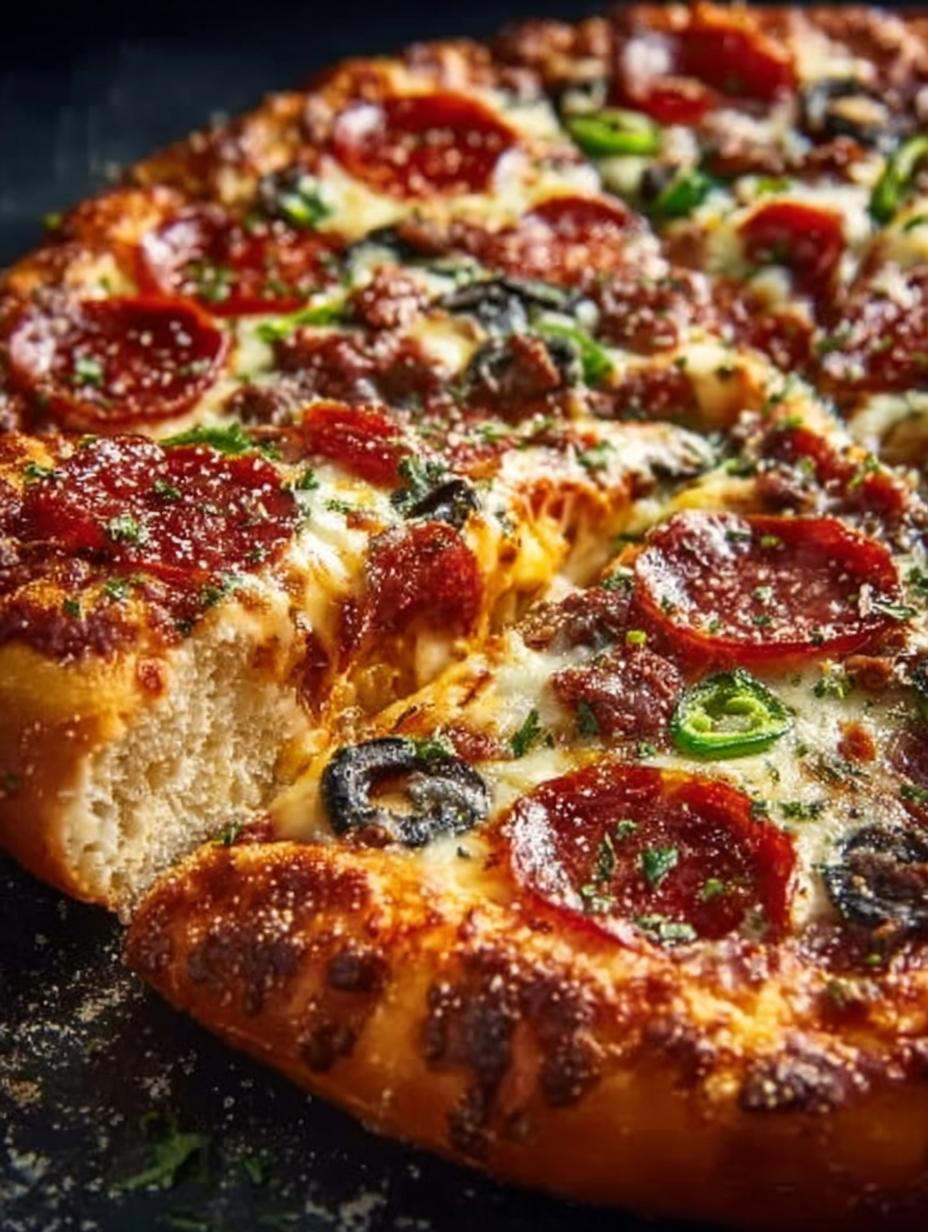 Supreme Pizza Loaded with Meats, Veggies & Flavor - Supreme Pizza Loaded with - main visual representation