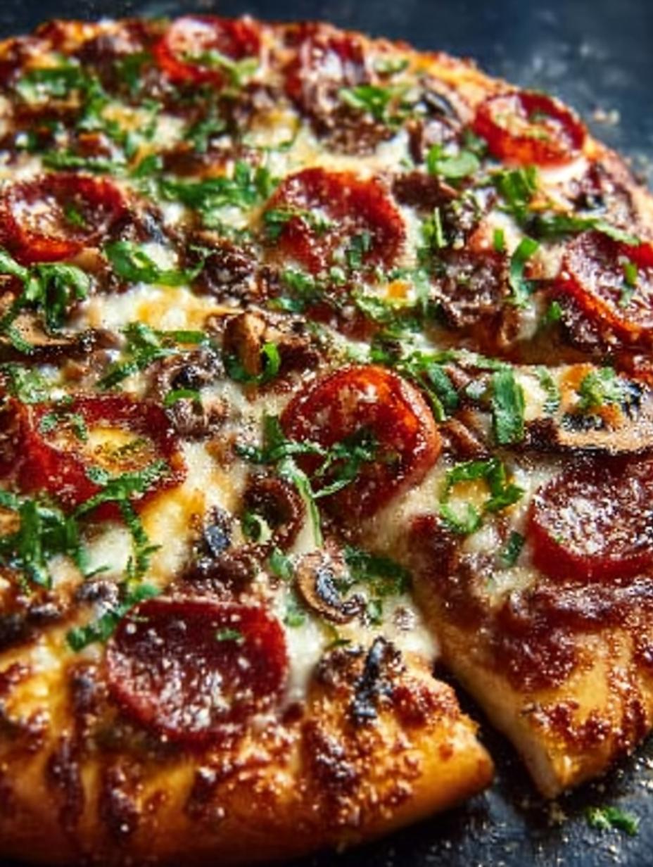 Supreme Pizza Loaded with Meats, Veggies & Flavor - Supreme Pizza Loaded with - additional detail