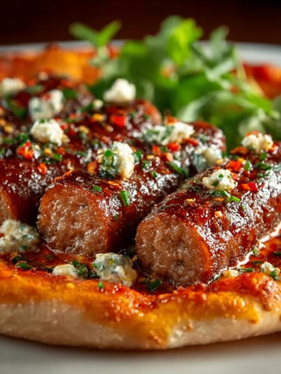 Sweet Spicy Hot Sausage Feta Honey Pizza You’ll Love - Sweet Spicy Hot Sausage - main visual representation