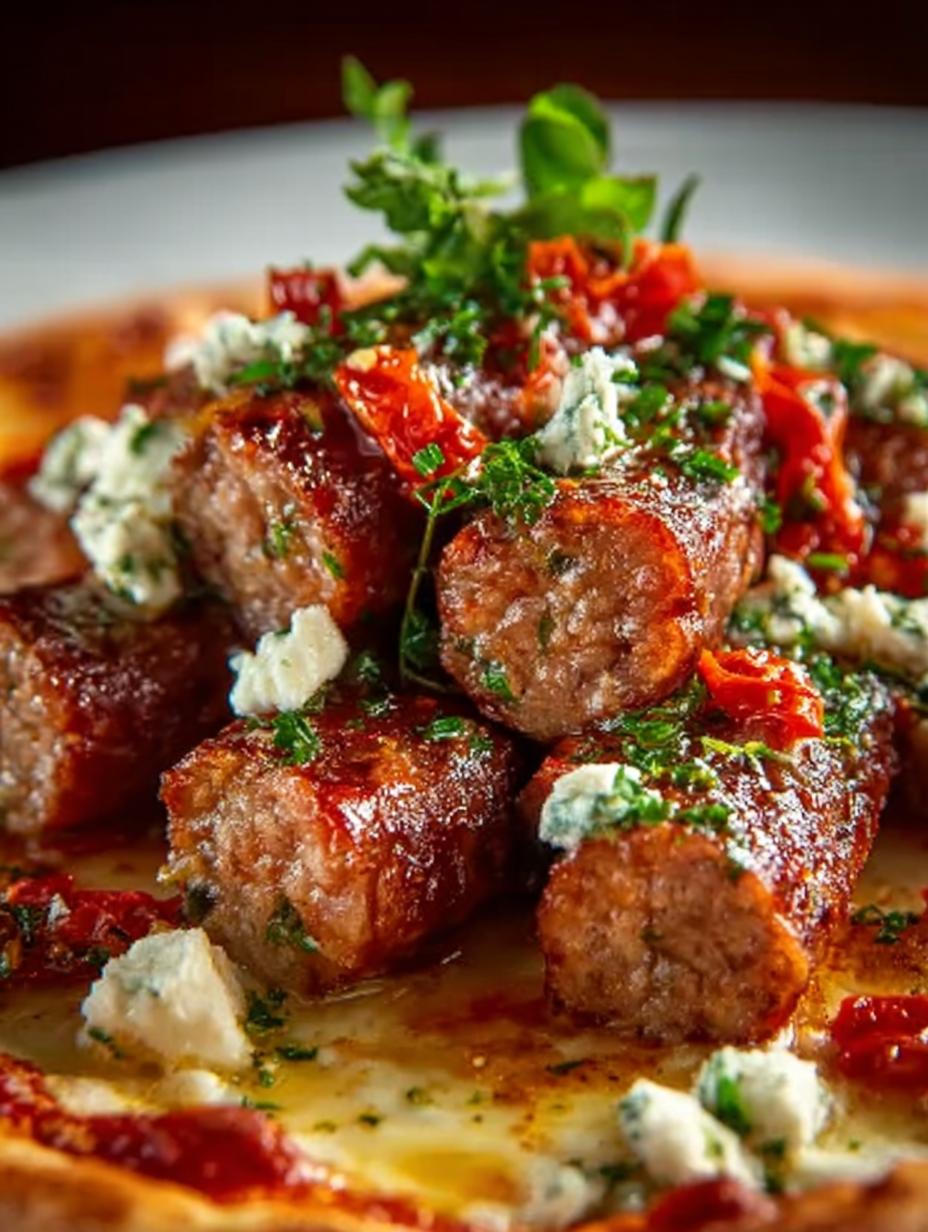 Sweet Spicy Hot Sausage Feta Honey Pizza You’ll Love - Sweet Spicy Hot Sausage - additional detail