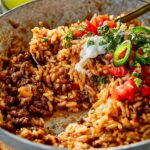 Taco Beef Rice Skillet