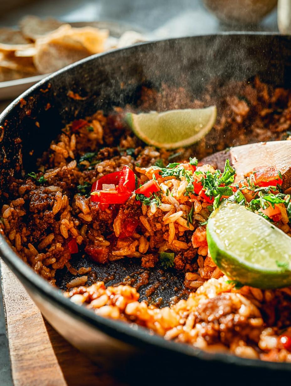 Taco Beef Rice Skillet: 30-Minute Family Delight - Taco Beef Rice Skillet - additional detail