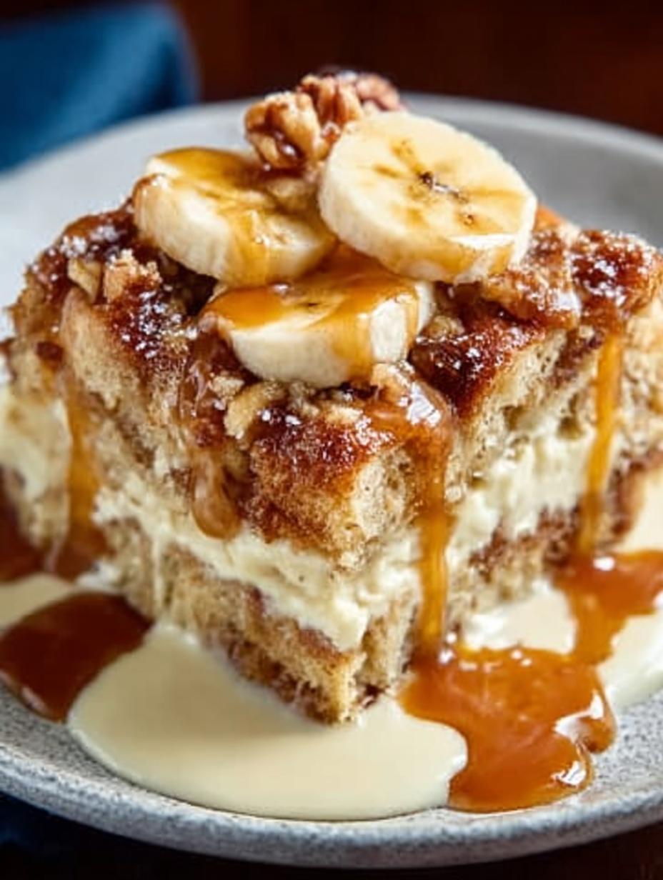 Tasty Banana Bread Pudding
