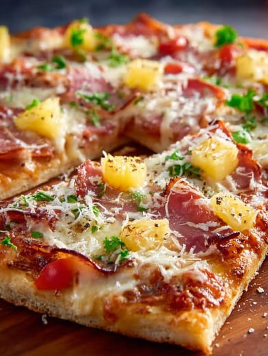 Tasty Flatbread Hawaiian Pizza