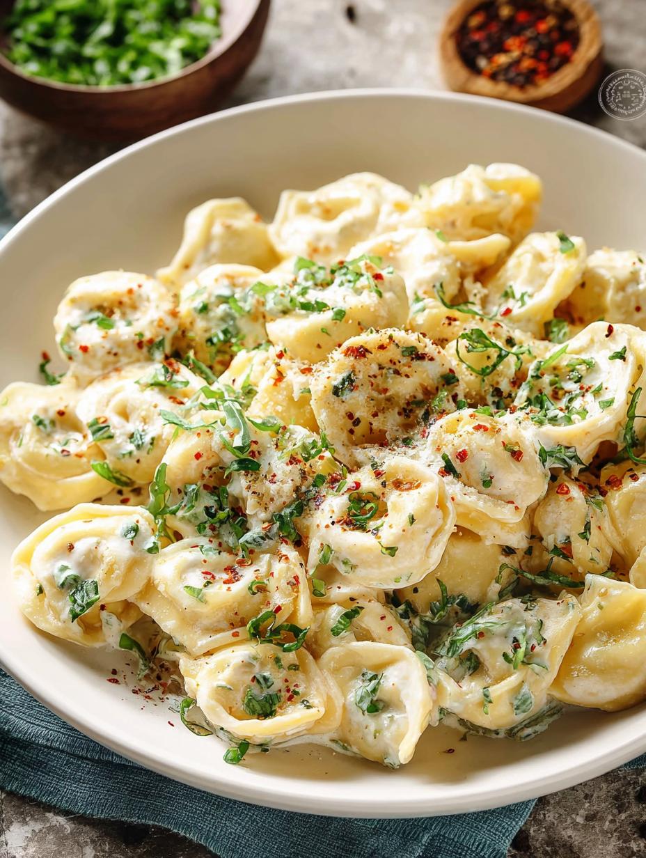 Tortellini Alfredo: 7 Irresistible Steps to Delight - Tortellini Alfredo - additional detail