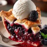 Triple Berry Pie with