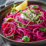 Vegan Beet Alfredo with