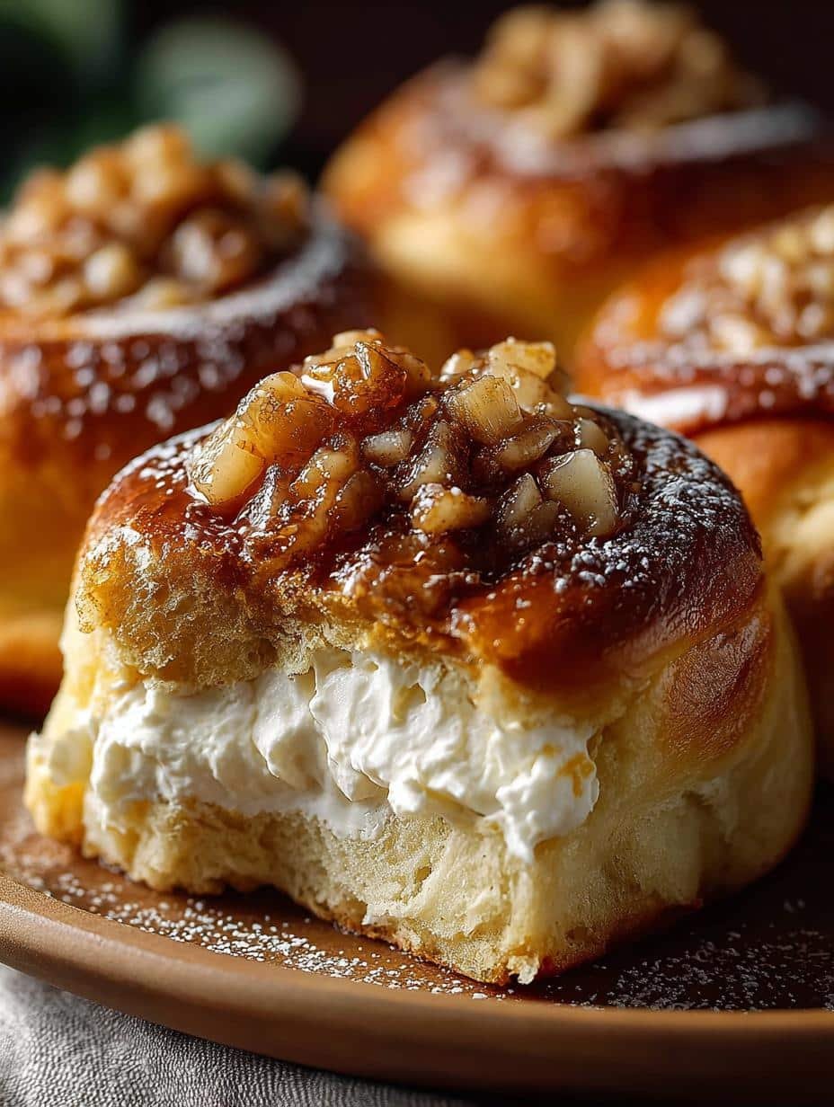 Apple Cheesecake Buns: 8 Steps to Irresistible Delight 3 Apple Cheesecake Buns: 8 Steps to Irresistible Delight - Apple Cheesecake Buns - additional detail