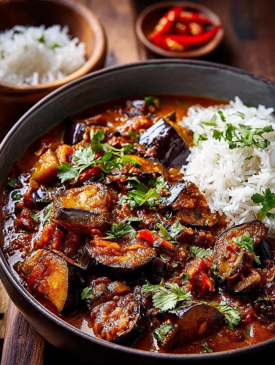 Aubergine Curry