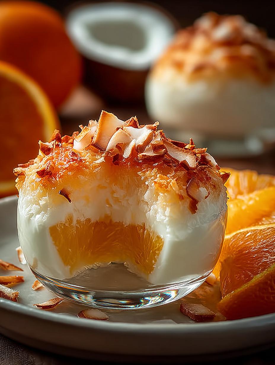 Refreshing Coconut Orange Glow Dessert Recipe to Love 3 Refreshing Coconut Orange Glow Dessert Recipe to Love - Coconut Orange Glow - additional detail