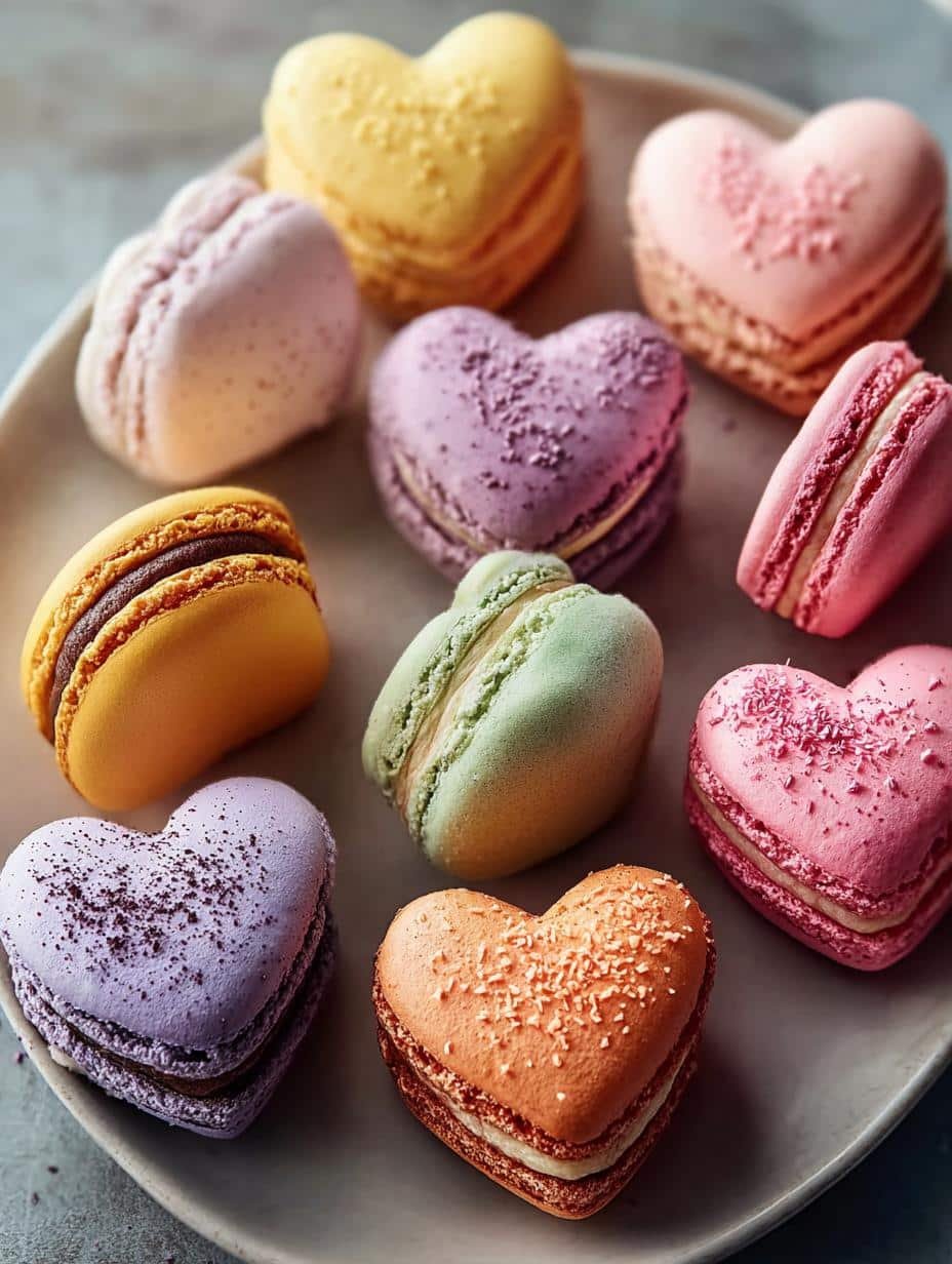 Heart Shaped Macarons: 7 Sweet Ways to Melt Hearts 3 Heart Shaped Macarons: 7 Sweet Ways to Melt Hearts - Heart Shaped Macarons - additional detail