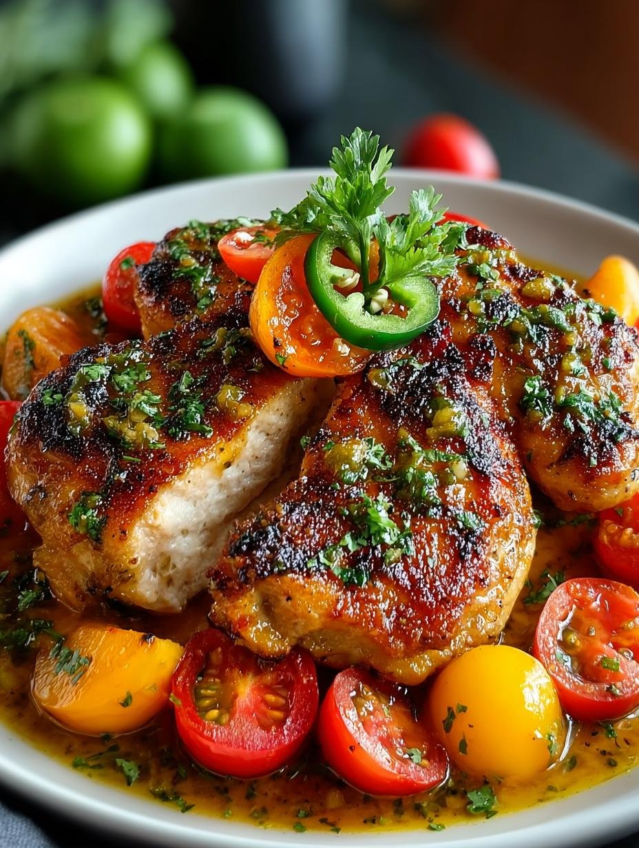 Jalapeno Peach Chicken