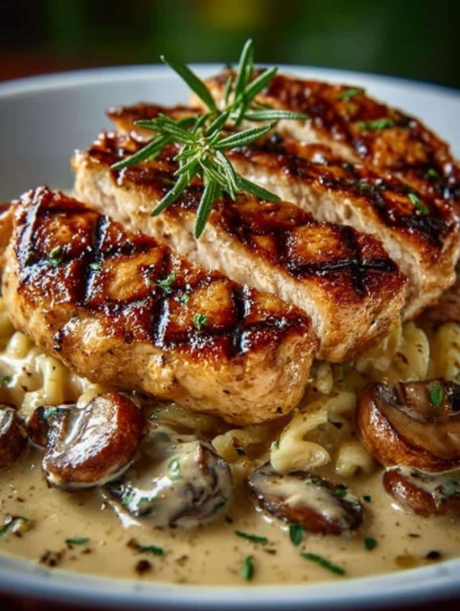 Marsala Chicken with Creamy Orzo: A Delightful Dinner - Marsala Chicken with Creamy - main visual representation