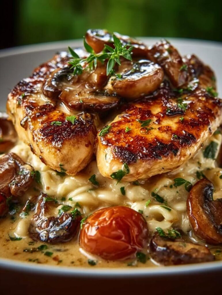 Marsala Chicken with Creamy