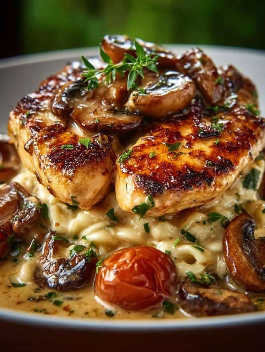 Marsala Chicken with Creamy