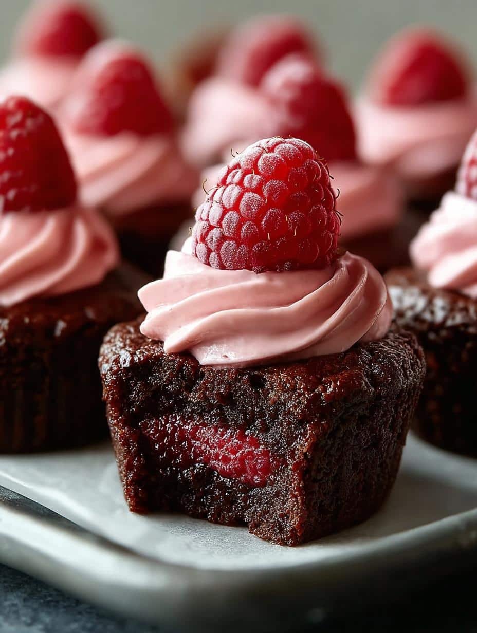 Mini Brownie Cups with