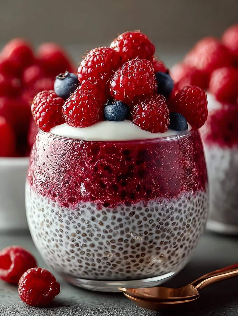 Raspberry Chia Pudding