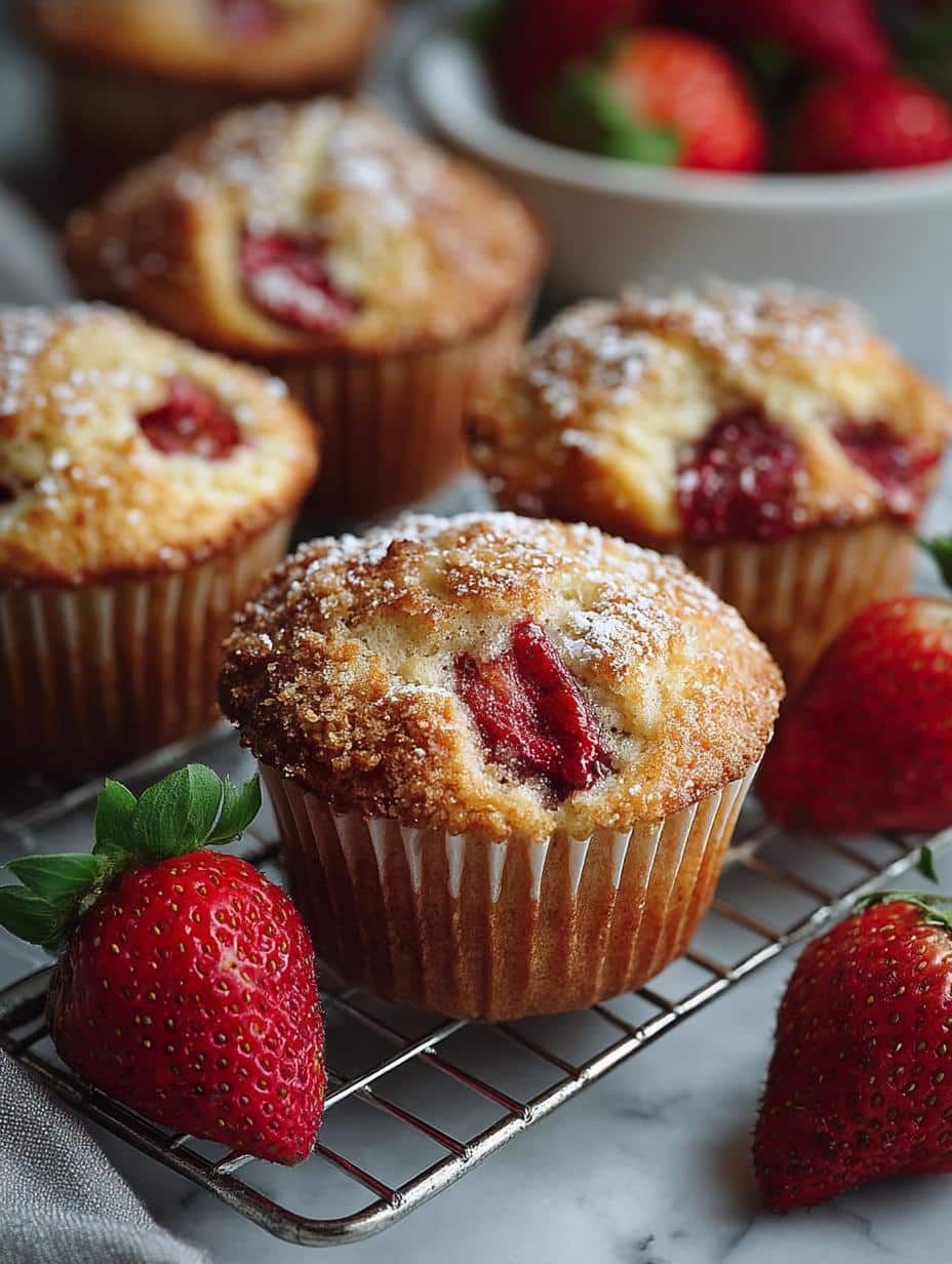 Strawberry Shortcake Muffins: 12 Irresistible Bites - Strawberry Shortcake Muffins - main visual representation