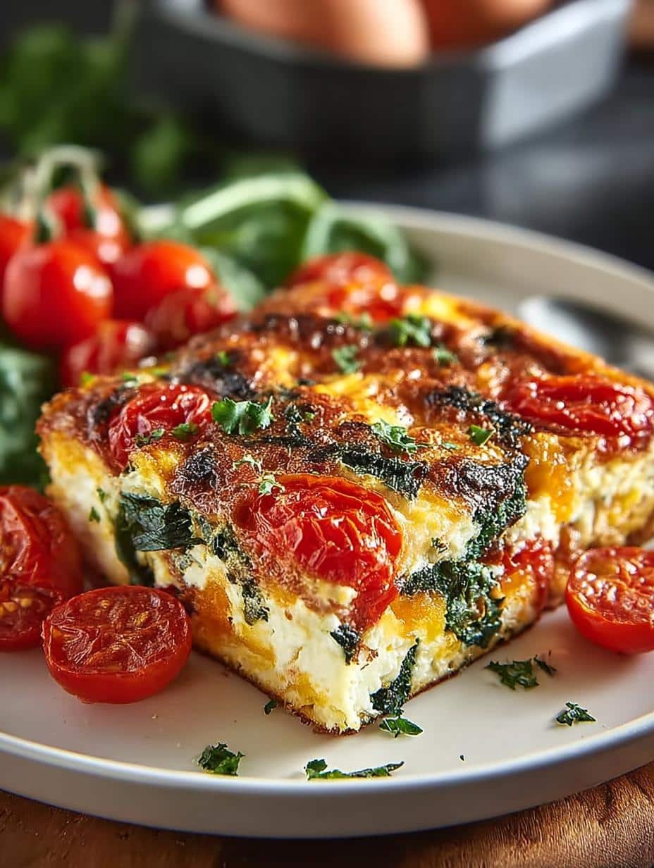 Make-Ahead Veggie Egg Bake: Wholesome Breakfast Delight - Veggie Egg Bake - main visual representation