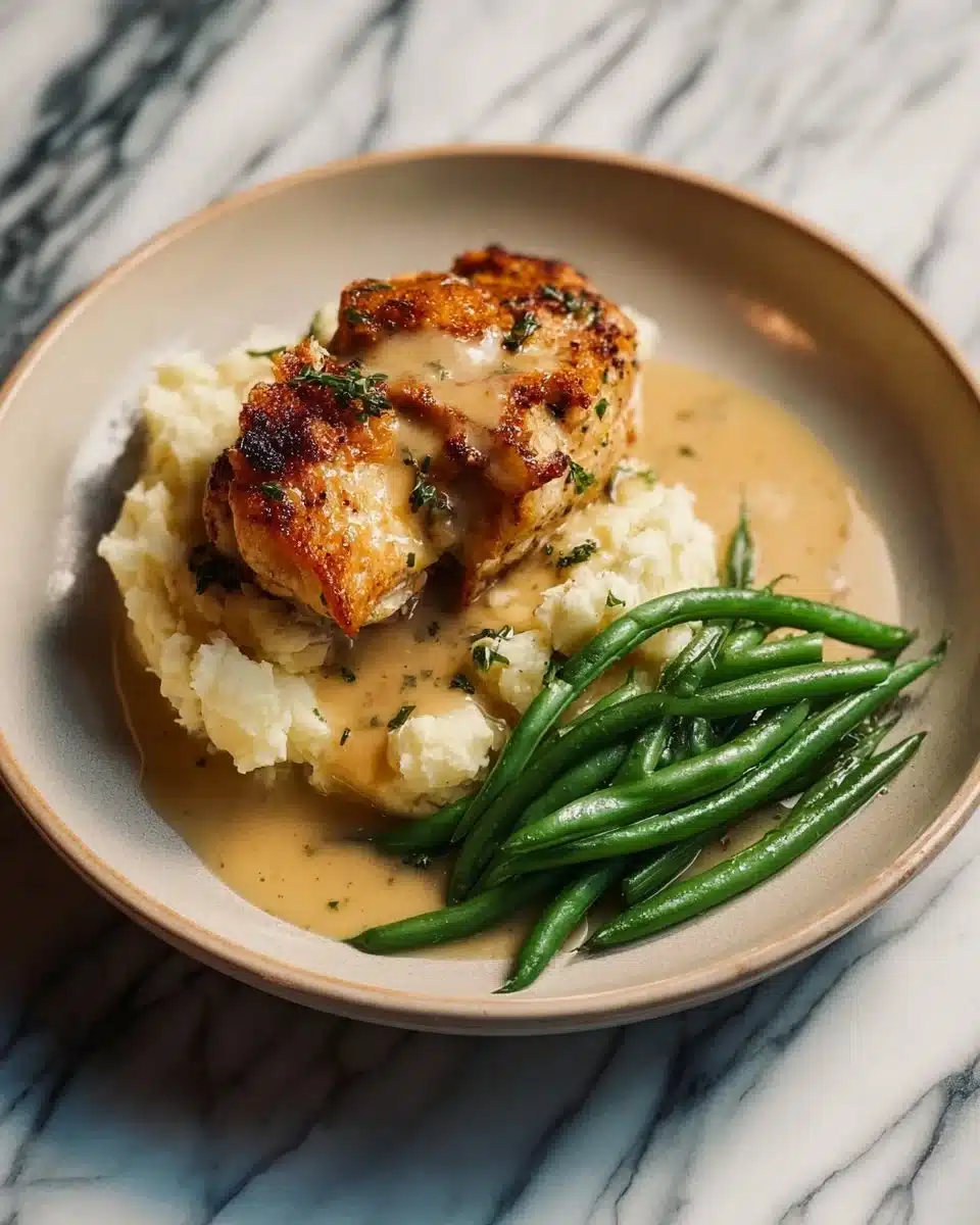 Creamy Garlic Parmesan Chicken Breast 1 Creamy garlic parmesan chicken breast cooked to perfection with herbs and spices.