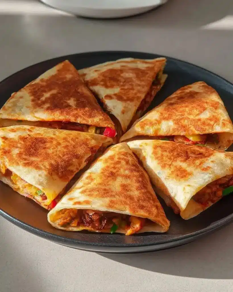 Delicious Chicken Crepes Shawarma wrapped with fresh ingredients and spices.